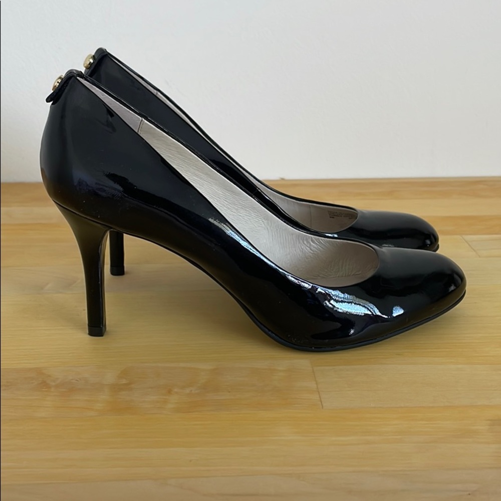 Patent Leather Black MK Heels